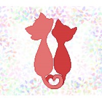 Водорастворимый флизелин для вышивки бисером или нитками «Кошачья любовь» (Схема или набор)